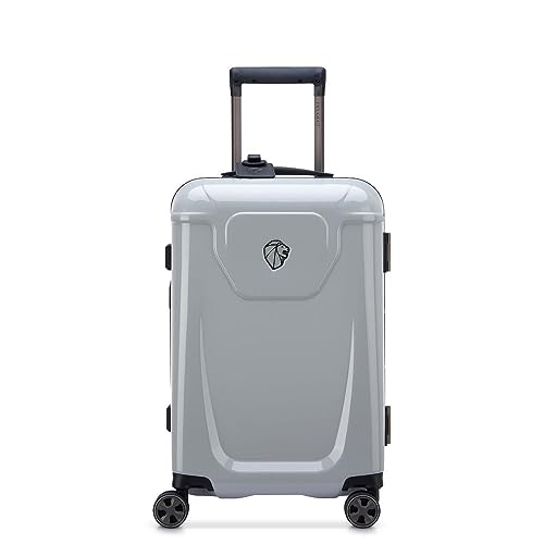 DELSEY Paris Peugeot Voyages miękka torba podróżna, walizka kabinowa, duża walizka, Szary Burza, S, Sztywna - obrazek 1