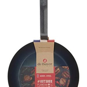 DE BUYER Patelnia Tole niebieska #Outdoor Ø 24 cm 5400.24, Bleue DE BUYER Patelnia Tole niebieska #Outdoor Ø 24 cm 5400.24, Bleue