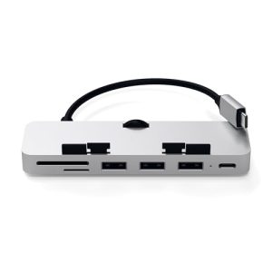 Satechi ST TCIMHS, USB 3.2 Gen 1 (3.1 1) Type C, Srebrny, MicroSD (TransFlash), SD, A, Aluminium, Satechi ST TCIMHS, USB 3.2 Gen 1 (3.1 1) Type C, Srebrny, MicroSD (TransFlash), SD, A, Aluminium,