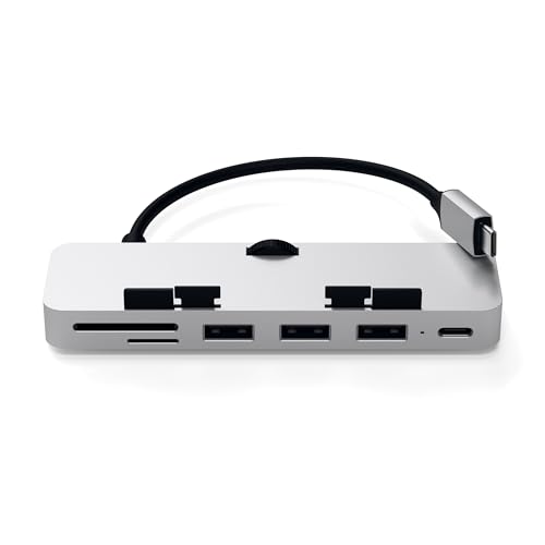 Satechi ST TCIMHS, USB 3.2 Gen 1 (3.1 1) Type C, Srebrny, MicroSD (TransFlash), SD, A, Aluminium, - obrazek 1