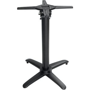 Bolero Aluminiowa podstawa stołu z klapką czarna Bolero Aluminiowa podstawa stołu z klapką czarna