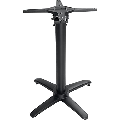 Bolero Aluminiowa podstawa stołu z klapką czarna - obrazek 1