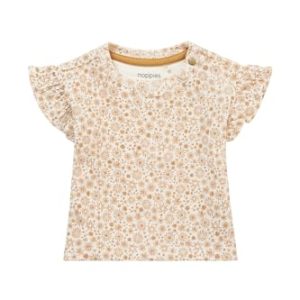 Noppies Baby Girls tee Newbury Short Sleeve All Over Koszulka dziecięca, Apple Cinnamon P005, 50