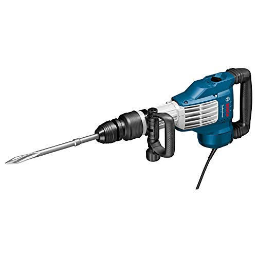 Bosch Professional: młot udarowy GSH 11 VC (1 700 W, liczba udarów przy nominalnej prędkości obrotowej 900 1.670 min 1, rękojeść dodatkowa, 1 szpicak, smar w tubie, sukno maszynowe, walizka) Bosch Professional: młot udarowy GSH 11 VC (1 700 W, liczba udarów przy nominalnej prędkości obrotowej 900 1.670 min 1, rękojeść dodatkowa, 1 szpicak, smar w tubie, sukno maszynowe, walizka)
