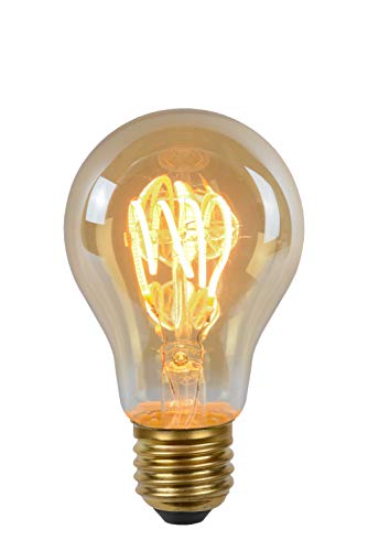 Żarówka LED E27 A60 4W 2,200K bursztynowa czujnik dzień/noc - obrazek 1