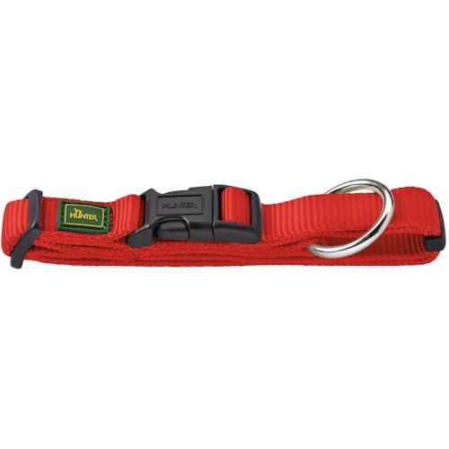 Hunter Vario Plus nylonowa obroża dla psa, 35/53 cm, czerwona - obrazek 1