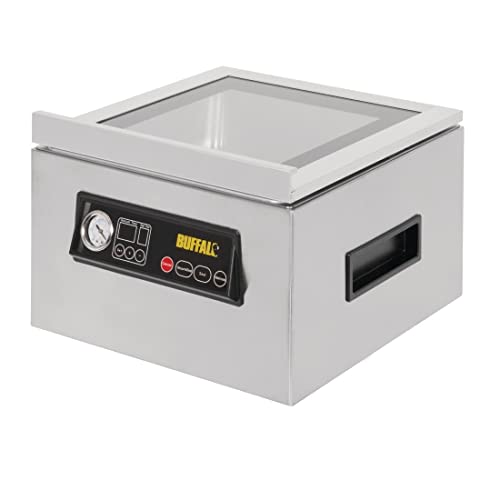 Buffalo CT014 urządzenie próżniowe z komorami cyfrowymi, stal nierdzewna, pojemność 6,5 l, wysokość 271 mm, szerokość 372 długość 423 mm Buffalo CT014 urządzenie próżniowe z komorami cyfrowymi, stal nierdzewna, pojemność 6,5 l, wysokość 271 mm, szerokość 372 długość 423 mm