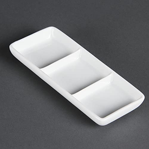 Olympia Ware 3 sekcje naczynia porcelanowe miski do serwowania żywności bezpieczne mrożenia 12 szt - obrazek 1