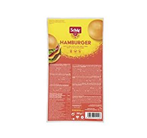 Bezglutenowe Bułki Hamburgerowe 'Gluten Free Hamburger Soft & Delicious Buns’ (4x75g) 300g Schar [Kraj pochodzenia: Włochy]