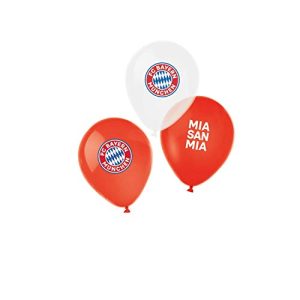 amscan 9906514 Zestaw 6 balonów nadmuchiwanych helem Club lub Football Party FC Bayern Monachium 27,5 cm, Wielokolorowy, Jeden Rozmiar amscan 9906514 Zestaw 6 balonów nadmuchiwanych helem Club lub Football Party FC Bayern Monachium 27,5 cm, Wielokolorowy, Jeden Rozmiar