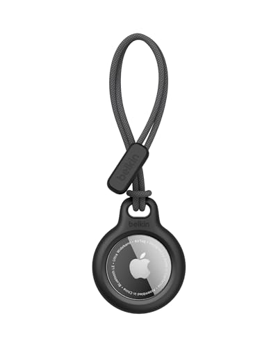 Belkin Secure Holder with Strap for Airtag Black Belkin Secure Holder with Strap for Airtag Black