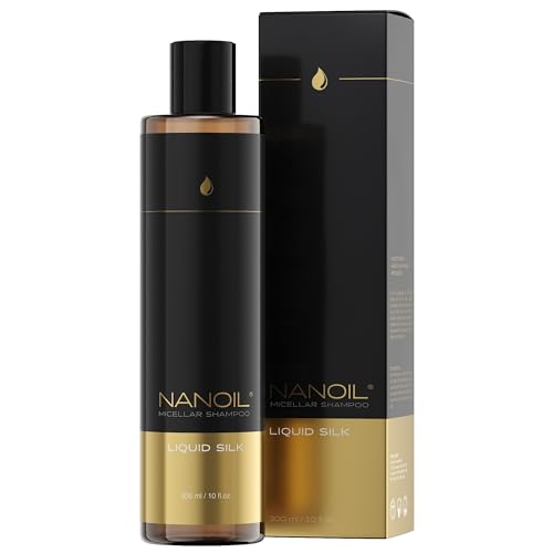 Micelarny szampon do włosów z płynnym jedwabiem Nanoil Liquid Silk Micellar Shampoo 300ml wygładzenie, jedwabiście miękkie i gładkie włosy, czysta skóra głowy Micelarny szampon do włosów z płynnym jedwabiem Nanoil Liquid Silk Micellar Shampoo 300ml wygładzenie, jedwabiście miękkie i gładkie włosy, czysta skóra głowy