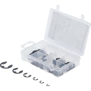 BGS Diy 88174 Zestaw pierścieni zabezpieczających typu E 3 15 mm 94 szt.