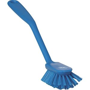 Vikan 42373 szczotka do naczyń z krawędzią skrobania, niebieska, średnia, długość 280 mm, szerokość 60 wysokość 55 mm Vikan 42373 szczotka do naczyń z krawędzią skrobania, niebieska, średnia, długość 280 mm, szerokość 60 wysokość 55 mm