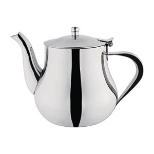 Olympia Arabski dzbanek do herbaty ze stali nierdzewnej 990 ml 1 l zaparzacz dla lepszego doświadczenia Olympia Arabski dzbanek do herbaty ze stali nierdzewnej 990 ml 1 l zaparzacz dla lepszego doświadczenia