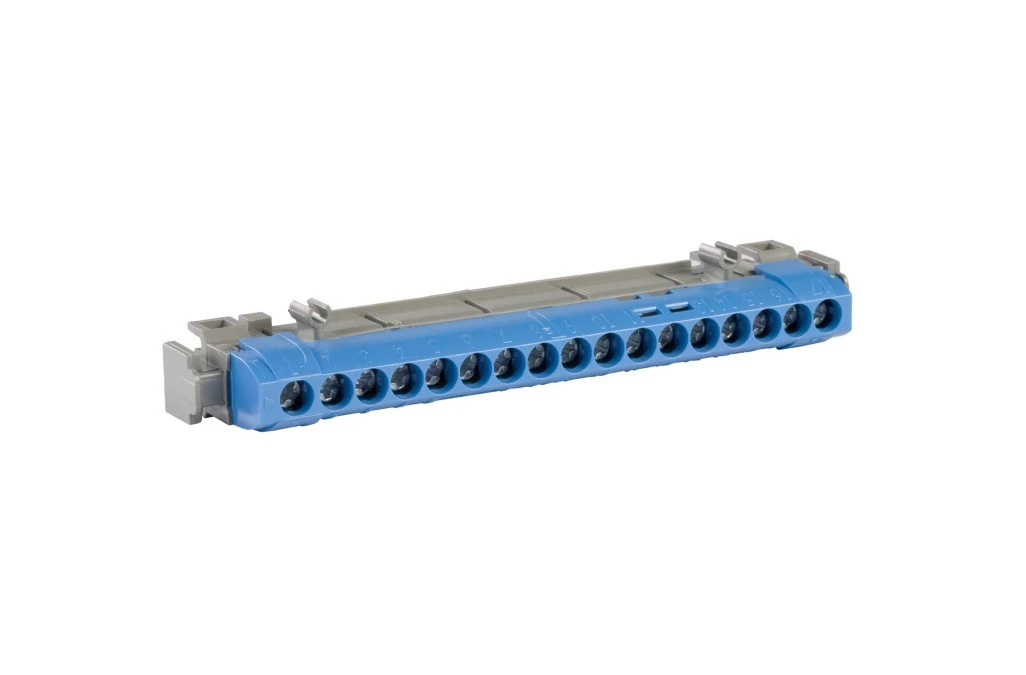 Listwa przyłączeniowa 17‑otworów niebieska IP2xN17 004845 - obrazek 1