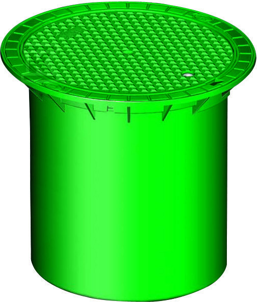 Pokrywa tworzywowa teleskopowa rewizyjna DN200, do oczyszczalni biologicznej ONE2CLEAN oraz szamba CARAT, kolor zielony 340527 - obrazek 1