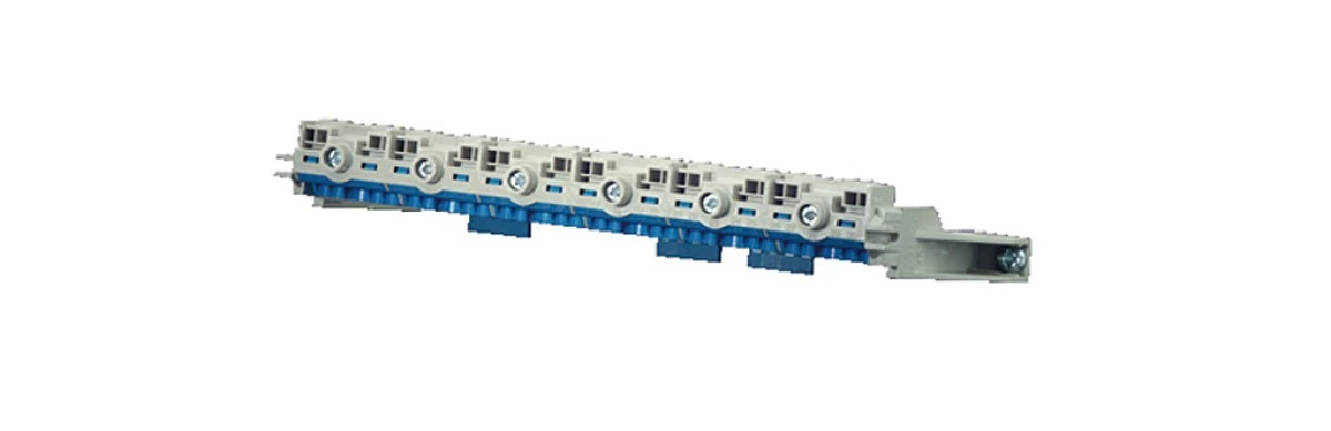 Listwa zaciskowa N 80A zaciski bezśrubowe Fixconnect 6x25mm2 + 24x4mm2 FC N 30 26100088 - obrazek 1