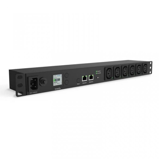 Listwa zasilająca Rack 19 1U 6x C13 zarządzalna Cloud ECP106‑INT - obrazek 2
