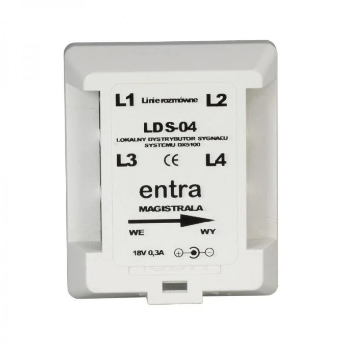 Lokalny dystrybutor sygnału /komutator/do serii DX5100 biały LDS‑04 ENT10000289 - obrazek 2