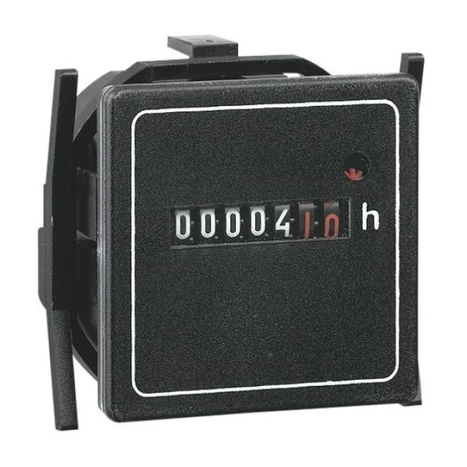 Licznik czasu pracy 200‑240V AC 7(2) znaków analogowy pulpitowy 48x48mm 049555 - obrazek 1