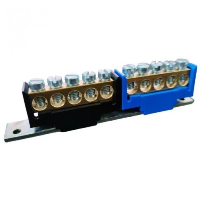 Listwa zaciskowa 4‑modułowa 4M PE+N 2x 5P 1006.04.I Marlanvil 1374 1006.04.I - obrazek 1
