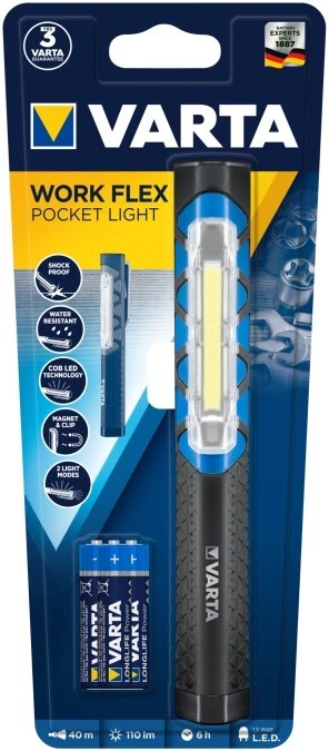 Latarka LED 1,5W 110lm 3xAAA Work Flex Pocket Light 17647 - obrazek 1