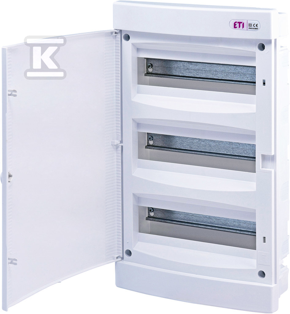 Rozdzielnica podtynkowa 36 modułów IP40 drzwi białe ECM36PO-s 001101079 - obrazek 1