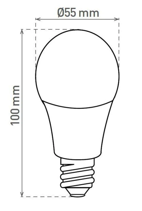 LED A55 E27 4,4W/40W NW 470lm ‑ Lampa LED (żarówka LED) GXDS401 - obrazek 2