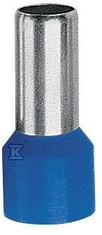 Końcówka tulejkowa (izolacja niebieska) /100opk/ TE_1-10-K04/100 - obrazek 1