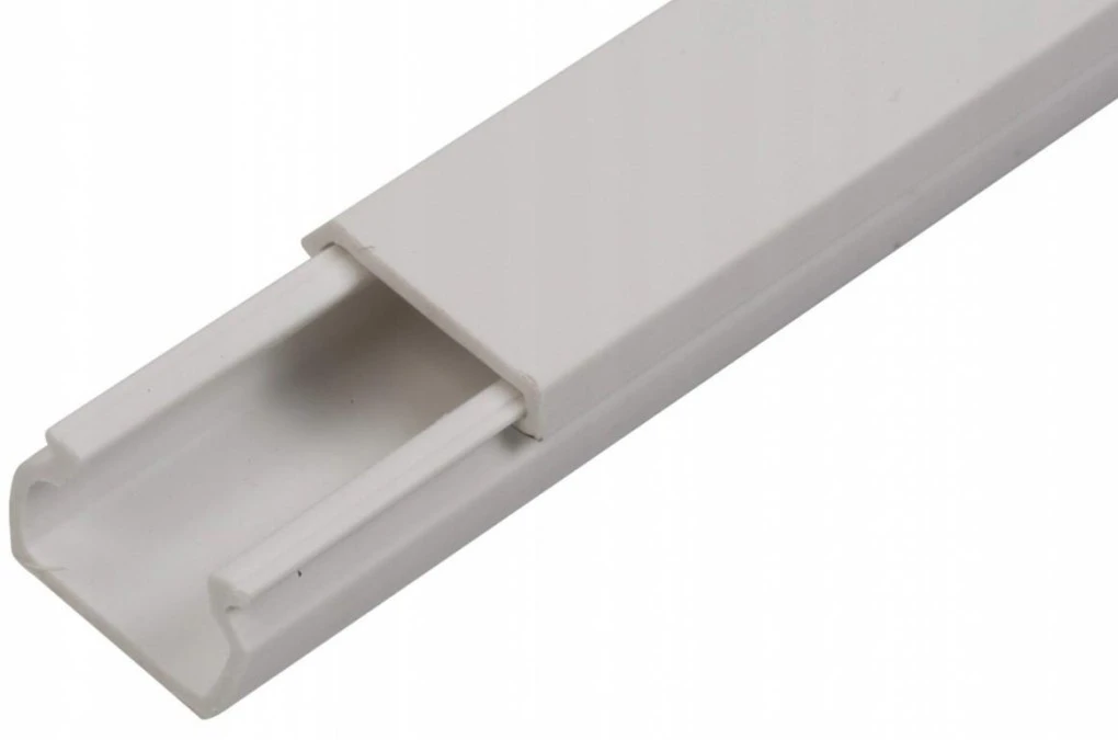 Listwa elektroinstalacyjna kanał kablowy LST 20x12mm korytko z pokrywą i taśmą montażową 2‑stronną / 2 m / - obrazek 1