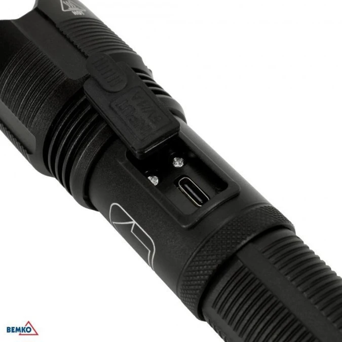 latarka hybrydowa led zoom 1200mAh IP42 C49‑LTK01 - obrazek 2