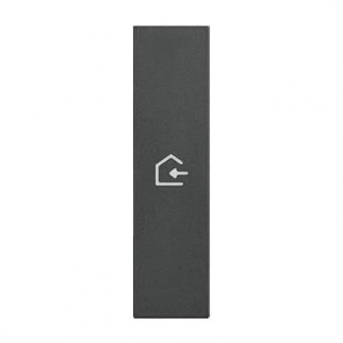 LIVING NOW MY HOME klawisz z symbolem powrót 1mod. czarny KG01MHBACK - obrazek 1