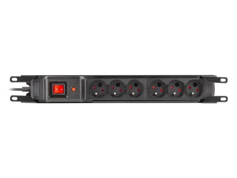 Listwa zasilająca RACK 19 ARMAC M6 3m 6X 230V IEC czarna M6/30/R/CZ/IEC - obrazek 2