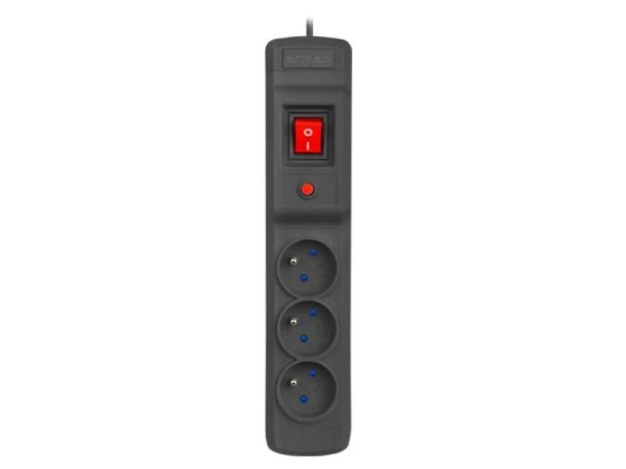 LISTWA ZASILAJĄCA ARMAC MULTI M3 1.5M 3X 230V PL CZARNA M3/15/CZ - obrazek 2