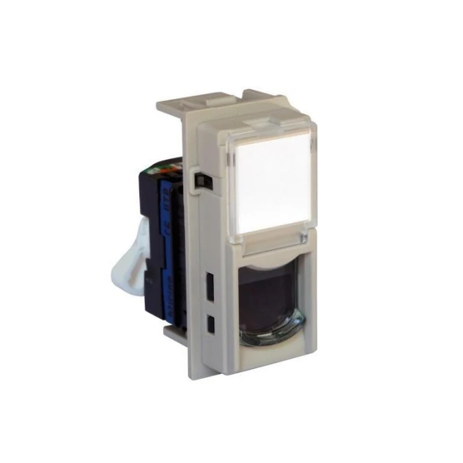 LIVING NOW gniazdo RJ45 UTP‑k.6 beż 1m KM4279C6 - obrazek 1