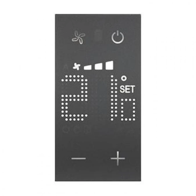 LIVING NOW MY HOME termostat 1‑strefowy 2mod. czarny KG4691 - obrazek 1