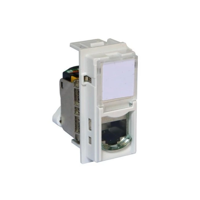 LIVING NOW gniazdo RJ45 UTP kat.6a 1mod. piaskowy beż KM4279C6A - obrazek 1
