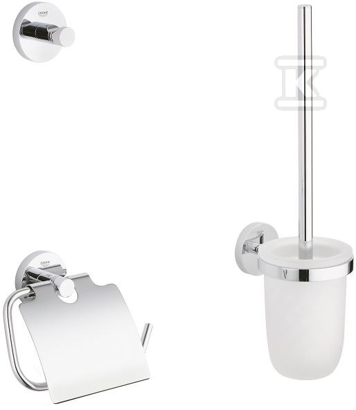 Zestaw akcesoriów łazienkowych 3 w 1 Essentials 40407001 - obrazek 1