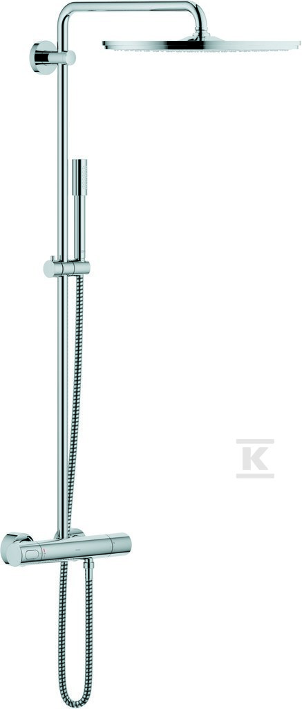 System prysznicowy Rainshower System 400 ze ścienna bateria termostatyczną 27174001 - obrazek 1