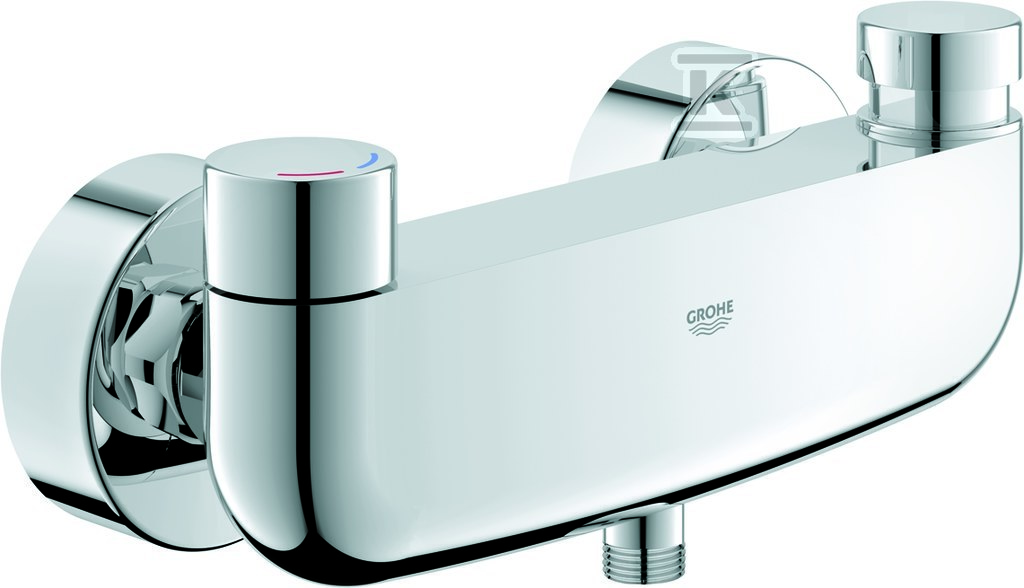 Bateria prysznicowa Grohe Eurosmart Cosmopolitan T samozamykająca, z mieszaczem 36320000 - obrazek 1