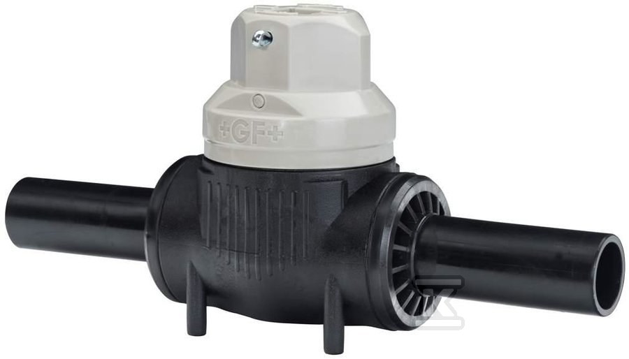 Zawór kulowy PE elektrooporowy, d180 PE100, SDR11, PN10 gaz/PN16 woda, Polyvalve 193103043 - obrazek 1