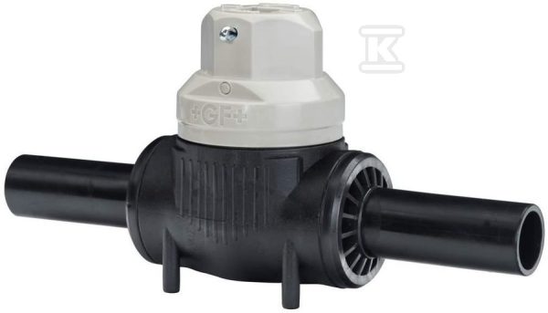 Zawór kulowy PE elektrooporowy, d225 PE100, SDR11, PN10 gaz/PN16 woda, Polyvalve 193103045