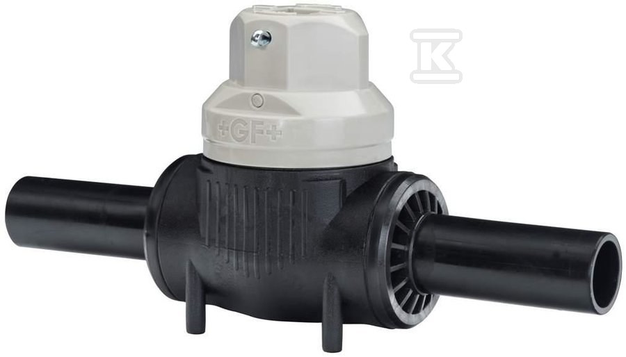 Zawór kulowy PE elektrooporowy, d225 PE100, SDR11, PN10 gaz/PN16 woda, Polyvalve 193103045 - obrazek 1