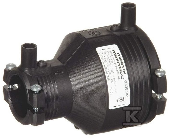Redukcja elektrooporowa d40x25 PE100, SDR11, PN10 gaz/PN16 woda 753901645 - obrazek 1