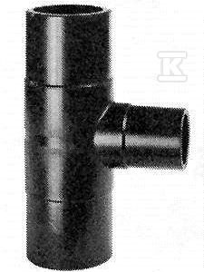 Trójnik doczołowy długi 90ST. d200x63 PE100, SDR11, PN10 gaz/PN16 woda, redukcyjny 753201073 Trójnik doczołowy długi 90ST. d200x63 PE100, SDR11, PN10 gaz/PN16 woda, redukcyjny 753201073