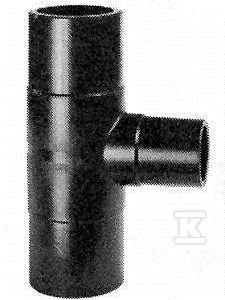 Trójnik doczołowy długi 90ST. d200x110 PE100, SDR11, PN10 gaz/PN16 woda, redukcyjny 753201075 Trójnik doczołowy długi 90ST. d200x110 PE100, SDR11, PN10 gaz/PN16 woda, redukcyjny 753201075