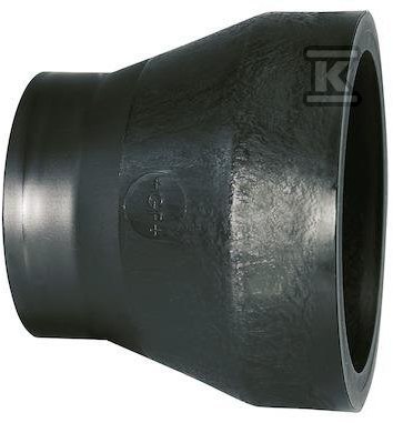 Redukcja doczołowa krótka d800x630 PE100, SDR17, PN5 gaz/PN10 woda 753902839 - obrazek 1