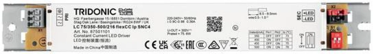 LC 75W 350‑500mA 216V flexCC lp SNC4 Zasilacz LED liniowy stałoprądowy nieściemnialny ESSENCE TRIDONIC - obrazek 2
