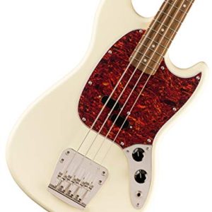 Squier by Fender Classic Vibe Mustang Bas z lat 60 tych laur biały olimpijski Squier by Fender Classic Vibe Mustang Bas z lat 60 tych laur biały olimpijski